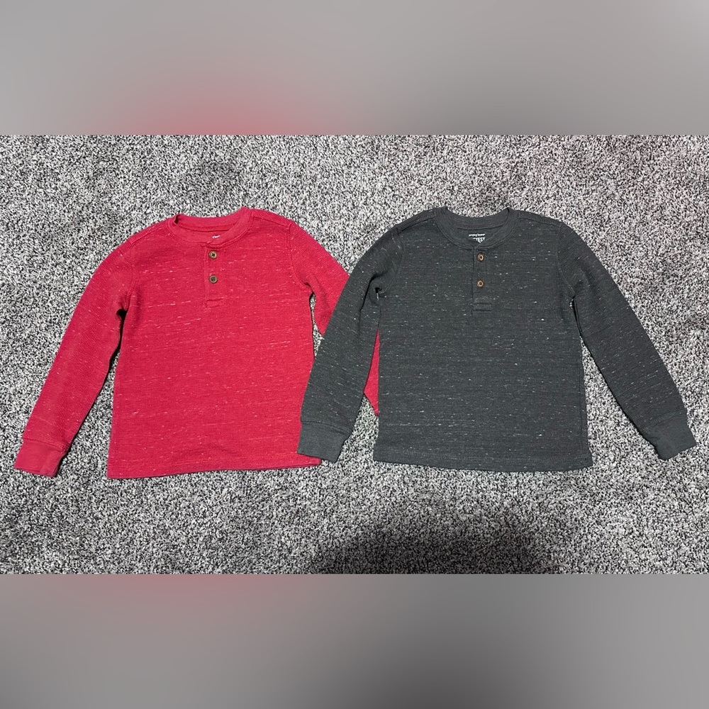 Two Jumping Beans thermal shirts. Size 4T.